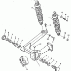 Virago 750 Задний рычаг подвески