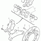 XVZ 1300 Задний суппорт тормозной