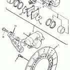 FZR600RD Задний суппорт тормозной