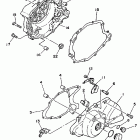 TW 200 Крышка картера двигателя