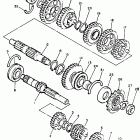 FZR 600RD Трансмиссия