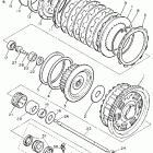 FJ1200 Сцепление