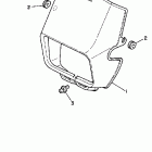 TW 200 Обтекатель 1