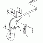 YZ 80 Выхлопная система