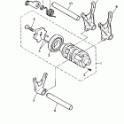 XT 600E Вилки переключения