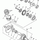 TRAILWAY-TW 200 Коленчатый вал и Поршень