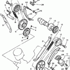 XV1100BC/XV1100B Цепь механизма газораспределения