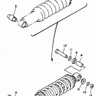 XT 350 Амортизаторы задние