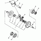 YZ 80 Коленчатый вал и Поршень