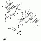 XT 350 Side cover (california model only)