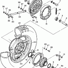 XV1100BC/XV1100B Заднее колесо
