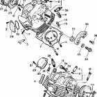 XV1100BC/XV1100B Головка цилиндра