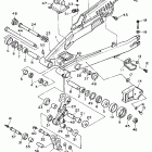 XT 600E Бугель (задний рычаг)