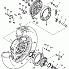 XV 1000 Заднее колесо