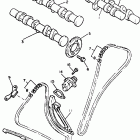 VMX12B/VMX12BC Цепь механизма газораспределения