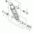 XT 600E Задняя подвеска