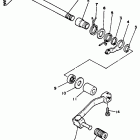 XT 350 Вал переключения