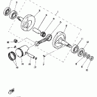PW 50 Коленчатый вал и Поршень