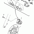 XV 535 Передний тормозной суппорт