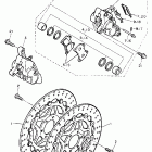 FJ1200 Передний тормозной суппорт