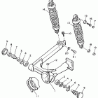 Virago 750 Подвеска задние амортизаторы