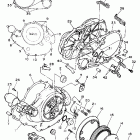 XV 1000 Крышка картера двигателя