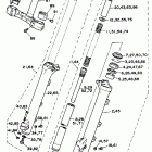 Virago 750 Передняя вилка