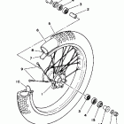 YZ 80 Переднее колесо