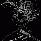 YZ 250WR Заднее колесо
