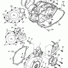 XT 600E Крышки картера