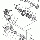 TRAILWAY -TW 200 Коленчатый вал и Поршень