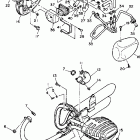 XV535A/XV535AC Выхлопная система