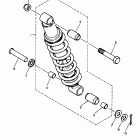 XT 600E Задняя подвеска