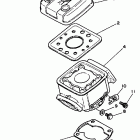 DT 50 Цилиндр и головка цилиндра