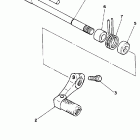 YZ 490 Вал переключения