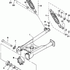 XV535A/XV535AC Подвеска задние амортизаторы