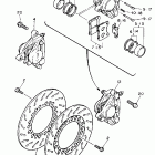 Virago 750 Передний тормозной суппорт