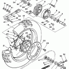YZ 490 Заднее колесо