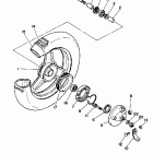 PW 50 Переднее колесо