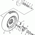 VMX12 V-MAX Заднее колесо