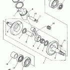 YSR 50 Коленчатый вал и Поршень