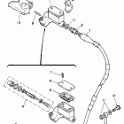 YZ 125 Главный тормозной цилиндр,передний