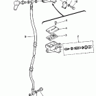 XV 250 Главный тормозной цилиндр,передний