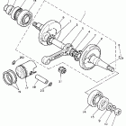 BIG WHEEL-BW 80 Коленчатый вал и Поршень