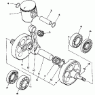 YZ 490 Коленчатый вал и Поршень