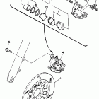 XV535A/XV535AC Передний тормозной суппорт
