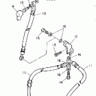 FZR 400 Главный тормозной цилиндр,передний