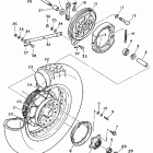 XV 535 Заднее колесо