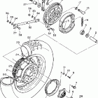 XV535A/XV535AC Заднее колесо