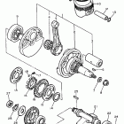 XT 600E Коленчатый вал и Поршень